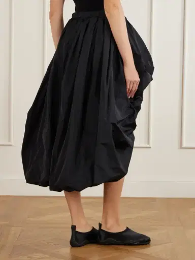Jil Sander Asymmetric Shell Midi Skirt | Thumbnail 3 Jil Sander Asymmetric Shell Midi Skirt | Thumbnail 3