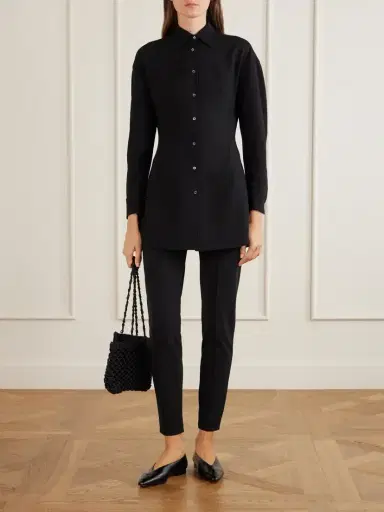 Jil Sander Wool-blend Twill Shirt | Thumbnail 2 Jil Sander Wool-blend Twill Shirt | Thumbnail 2