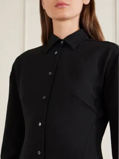 Jil Sander Wool-blend Twill Shirt | Thumbnail 4 Jil Sander Wool-blend Twill Shirt | Thumbnail 4