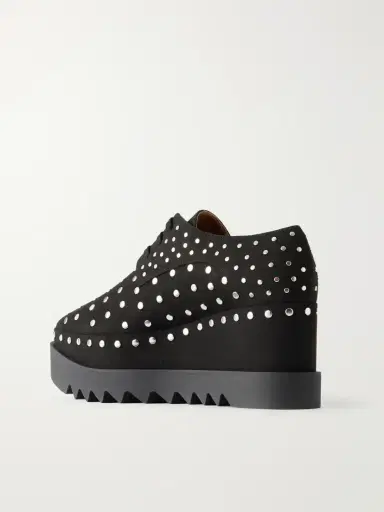 Stella McCartney Elyse Studded Textured Vegan Material Platform Brogues | Thumbnail 3 Stella McCartney Elyse Studded Textured Vegan Material Platform Brogues | Thumbnail 3