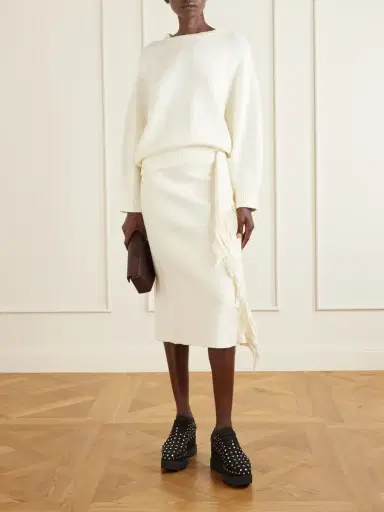 Stella McCartney Elyse Studded Textured Vegan Material Platform Brogues | Thumbnail 4 Stella McCartney Elyse Studded Textured Vegan Material Platform Brogues | Thumbnail 4
