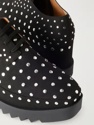Stella McCartney Elyse Studded Textured Vegan Material Platform Brogues | Thumbnail 5 Stella McCartney Elyse Studded Textured Vegan Material Platform Brogues | Thumbnail 5