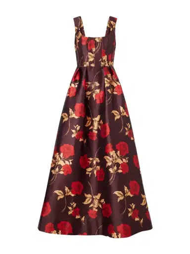 Rebecca Vallance Melora Floral-print Satin-twill Gown | Thumbnail 1 Rebecca Vallance Melora Floral-print Satin-twill Gown | Thumbnail 1