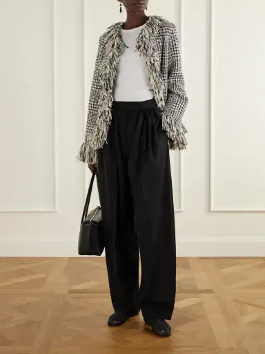 LIBEROWE Banker Fringed Cotton-blend Tweed Jacket | Thumbnail 2 LIBEROWE Banker Fringed Cotton-blend Tweed Jacket | Thumbnail 2