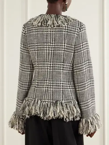 LIBEROWE Banker Fringed Cotton-blend Tweed Jacket | Thumbnail 3 LIBEROWE Banker Fringed Cotton-blend Tweed Jacket | Thumbnail 3