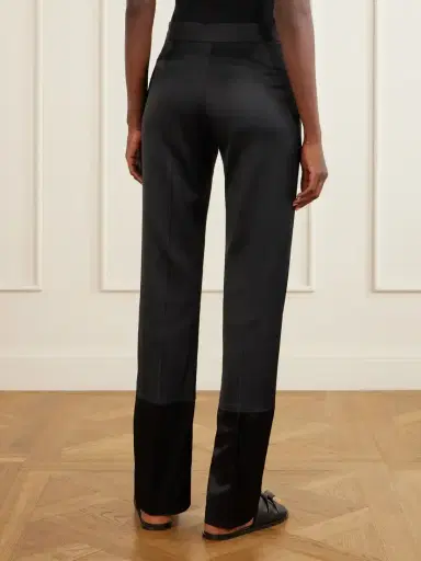 Sharon Wauchob Sue Paneled Satin Straight-leg Pants | Thumbnail 4 Sharon Wauchob Sue Paneled Satin Straight-leg Pants | Thumbnail 4