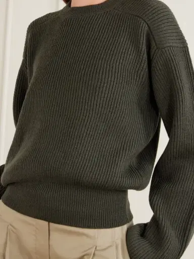 RIER Ribbed Virgin Wool Sweater | Thumbnail 4 RIER Ribbed Virgin Wool Sweater | Thumbnail 4