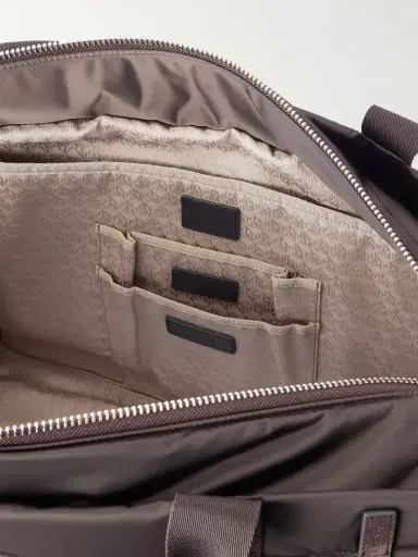 Anya Hindmarch Travel Leather-trimmed Shell Weekend Bag | Thumbnail 6 Anya Hindmarch Travel Leather-trimmed Shell Weekend Bag | Thumbnail 6