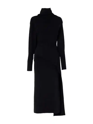 Lanvin Embellished Wool And Cashmere-blend Turtleneck Midi Dress | Thumbnail 1 Lanvin Embellished Wool And Cashmere-blend Turtleneck Midi Dress | Thumbnail 1