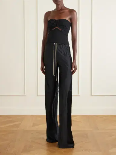 Rick Owens Alannah Strapless Cut-out Stretch-jersey Top | Thumbnail 2 Rick Owens Alannah Strapless Cut-out Stretch-jersey Top | Thumbnail 2