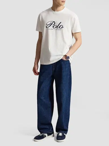 Polo Ralph Lauren Men's Classic-Fit Logo Jersey T-Shirt - White | Thumbnail 2 Polo Ralph Lauren Men's Classic-Fit Logo Jersey T-Shirt - White | Thumbnail 2