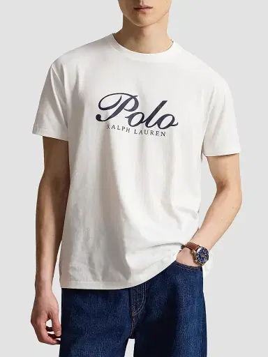Polo Ralph Lauren Men's Classic-Fit Logo Jersey T-Shirt - White | Thumbnail 4 Polo Ralph Lauren Men's Classic-Fit Logo Jersey T-Shirt - White | Thumbnail 4