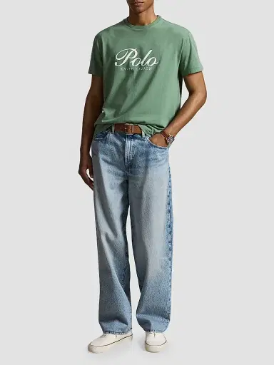 Polo Ralph Lauren Men's Classic-Fit Logo Jersey T-Shirt - Fatigue | Thumbnail 2 Polo Ralph Lauren Men's Classic-Fit Logo Jersey T-Shirt - Fatigue | Thumbnail 2