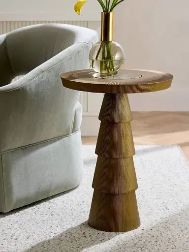 Arteriors Mathis End Table - Gold | Thumbnail 2 Arteriors Mathis End Table - Gold | Thumbnail 2