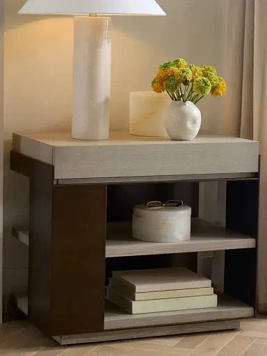 Arteriors Norwich Side Table - Grey | Thumbnail 3 Arteriors Norwich Side Table - Grey | Thumbnail 3