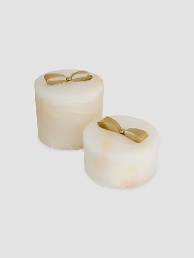 Arteriors Monet Small Container - White | Thumbnail 8 Arteriors Monet Small Container - White | Thumbnail 8