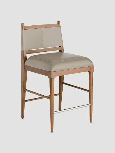 Arteriors Keegan Counter Stool - Grey | Thumbnail 2 Arteriors Keegan Counter Stool - Grey | Thumbnail 2