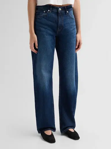 EB Denim Women's A Love Letter To Los Angeles Alida Loose Bowed Jeans - Tribeca | Thumbnail 4 EB Denim Women's A Love Letter To Los Angeles Alida Loose Bowed Jeans - Tribeca | Thumbnail 4