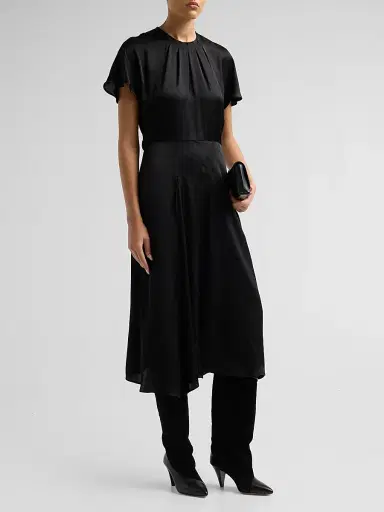 Isabel Marant Women's Namsha Midi Dress - Black | Thumbnail 4 Isabel Marant Women's Namsha Midi Dress - Black | Thumbnail 4