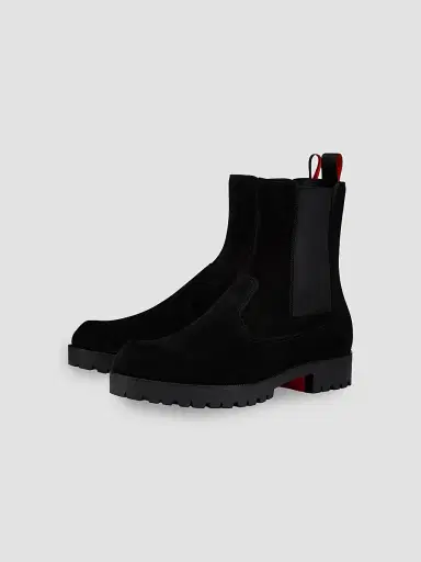 Christian Louboutin Men's Cavernos Boots - Black | Thumbnail 2 Christian Louboutin Men's Cavernos Boots - Black | Thumbnail 2