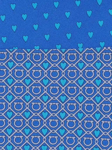 FERRAGAMO Men's Gancini Heart Silk Tie - Azzurro | Thumbnail 4 FERRAGAMO Men's Gancini Heart Silk Tie - Azzurro | Thumbnail 4