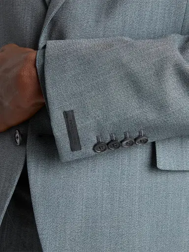 Prada Men's Single-Breasted Wool Jacket - Blue | Thumbnail 6 Prada Men's Single-Breasted Wool Jacket - Blue | Thumbnail 6