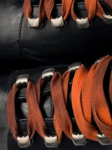 Prada Men's Leather Laced Booties - Black | Thumbnail 5 Prada Men's Leather Laced Booties - Black | Thumbnail 5
