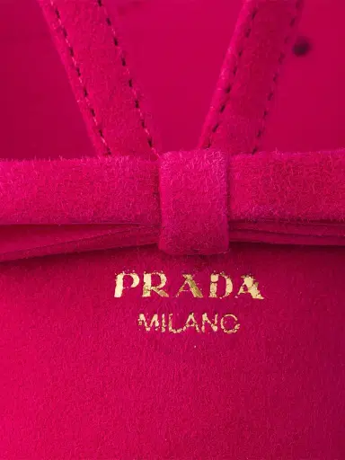 Prada Women's Suede Slingback Pumps - Pink | Thumbnail 5 Prada Women's Suede Slingback Pumps - Pink | Thumbnail 5