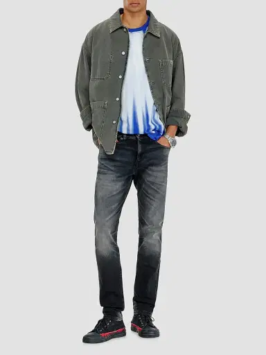 Diesel Men's 2019 Strukt Slim Jeans - Black Denim | Thumbnail 2 Diesel Men's 2019 Strukt Slim Jeans - Black Denim | Thumbnail 2