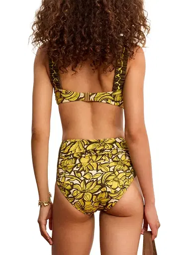 ALÉMAIS Women's Mona High-Waisted Bikini Bottom - Yellow | Thumbnail 4 ALÉMAIS Women's Mona High-Waisted Bikini Bottom - Yellow | Thumbnail 4