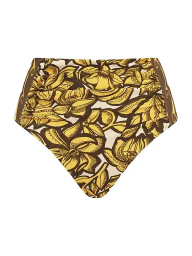 ALÉMAIS Women's Mona High-Waisted Bikini Bottom - Yellow | Thumbnail 1 ALÉMAIS Women's Mona High-Waisted Bikini Bottom - Yellow | Thumbnail 1