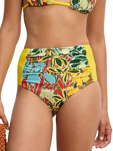 ALÉMAIS Women's Solstice Floral High-Rise Bikini Bottom - Size XS | Thumbnail 3 ALÉMAIS Women's Solstice Floral High-Rise Bikini Bottom - Size XS | Thumbnail 3