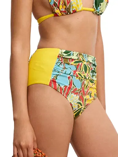 ALÉMAIS Women's Solstice Floral High-Rise Bikini Bottom - Size XS | Thumbnail 4 ALÉMAIS Women's Solstice Floral High-Rise Bikini Bottom - Size XS | Thumbnail 4