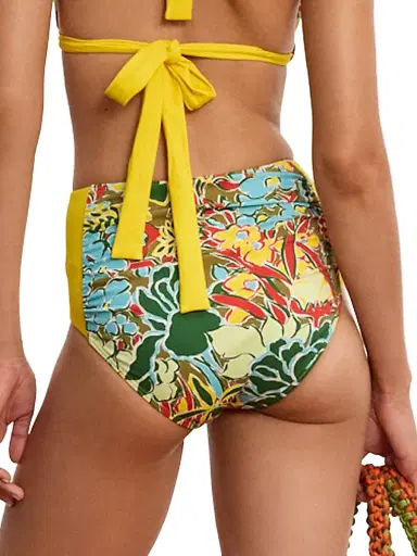ALÉMAIS Women's Solstice Floral High-Rise Bikini Bottom - Size XS | Thumbnail 5 ALÉMAIS Women's Solstice Floral High-Rise Bikini Bottom - Size XS | Thumbnail 5