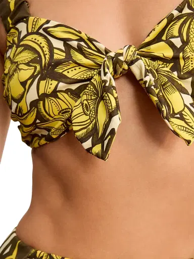 ALÉMAIS Women's Mona Floral Tie Bikini Top | Thumbnail 6 ALÉMAIS Women's Mona Floral Tie Bikini Top | Thumbnail 6