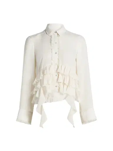 Cinq à Sept Women's Nori Ruffled Top - | Thumbnail 1 Cinq à Sept Women's Nori Ruffled Top - | Thumbnail 1