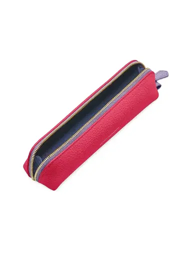 MAISON de SABRÉ Leather Pencil Case - Fuchsia Lavender | Thumbnail 2 MAISON de SABRÉ Leather Pencil Case - Fuchsia Lavender | Thumbnail 2