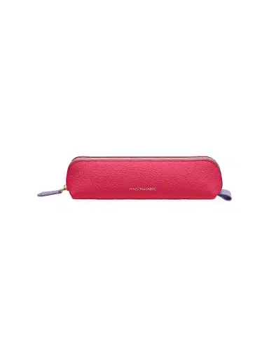 MAISON de SABRÉ Leather Pencil Case - Fuchsia Lavender | Thumbnail 1 MAISON de SABRÉ Leather Pencil Case - Fuchsia Lavender | Thumbnail 1