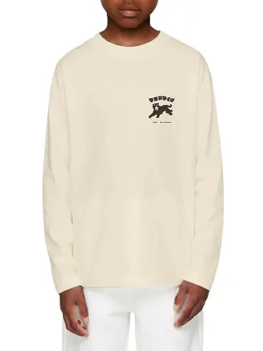 Purple Brand Little Boy's & Boy's Logo Long-Sleeve T-Shirt - Off White | Thumbnail 1 Purple Brand Little Boy's & Boy's Logo Long-Sleeve T-Shirt - Off White | Thumbnail 1