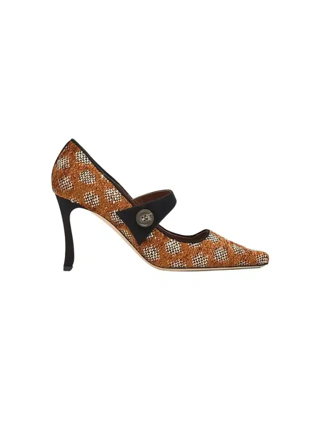 Women's Petronia Geometric Mary Jane Pumps - Black Women's Petronia Geometric Mary Jane Pumps - Black