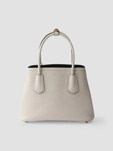 Prada Women's Small Double Saffiano Leather Bag | Thumbnail 4 Prada Women's Small Double Saffiano Leather Bag | Thumbnail 4