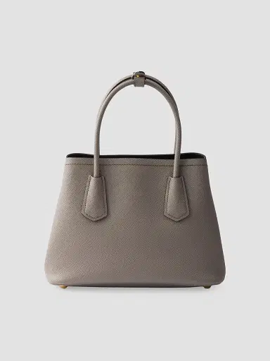 Prada Women's Small Double Saffiano Leather Bag | Thumbnail 4 Prada Women's Small Double Saffiano Leather Bag | Thumbnail 4