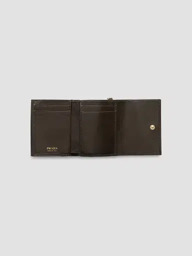 Prada Women's Leather Wallet - Dark Green | Thumbnail 2 Prada Women's Leather Wallet - Dark Green | Thumbnail 2