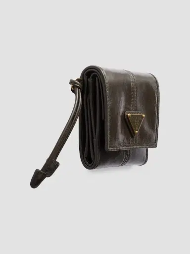 Prada Women's Leather Wallet - Dark Green | Thumbnail 4 Prada Women's Leather Wallet - Dark Green | Thumbnail 4