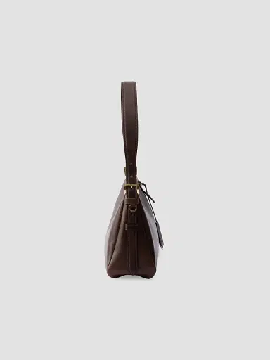 Prada Women's Aimée Medium Leather Shoulder Bag - Brown | Thumbnail 5 Prada Women's Aimée Medium Leather Shoulder Bag - Brown | Thumbnail 5