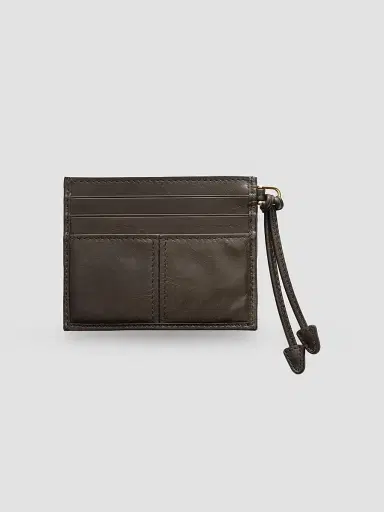 Prada Women's Leather Card Holder - Dark Green | Thumbnail 2 Prada Women's Leather Card Holder - Dark Green | Thumbnail 2