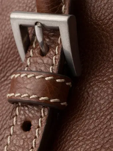 Prada Women's Bonnie Antiqued Leather Top Handle Bag - Brown | Thumbnail 5 Prada Women's Bonnie Antiqued Leather Top Handle Bag - Brown | Thumbnail 5