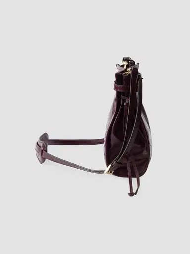 Prada Women's Bonnie Leather Mini Shoulder Bag - Dark Red | Thumbnail 6 Prada Women's Bonnie Leather Mini Shoulder Bag - Dark Red | Thumbnail 6