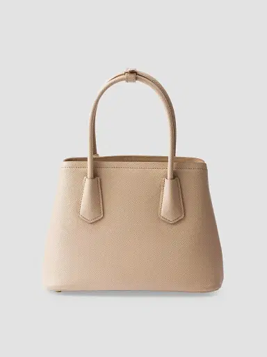 Prada Women's Small Double Saffiano Leather Bag | Thumbnail 3 Prada Women's Small Double Saffiano Leather Bag | Thumbnail 3
