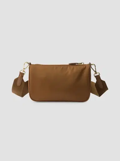 Prada Women's Re-Nylon and Saffiano Leather Mini Shoulder Bag | Thumbnail 3 Prada Women's Re-Nylon and Saffiano Leather Mini Shoulder Bag | Thumbnail 3